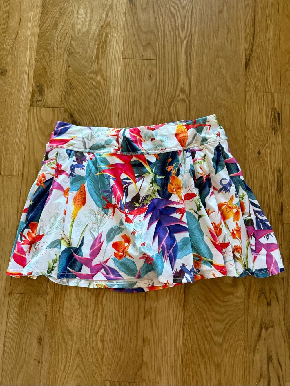Athleta Tropical Tennis Skort skirt size M New